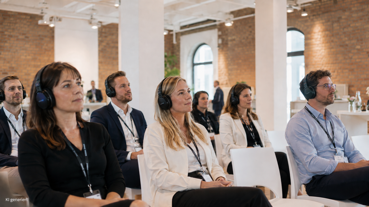 Silent Conference mit parallelen Sessions