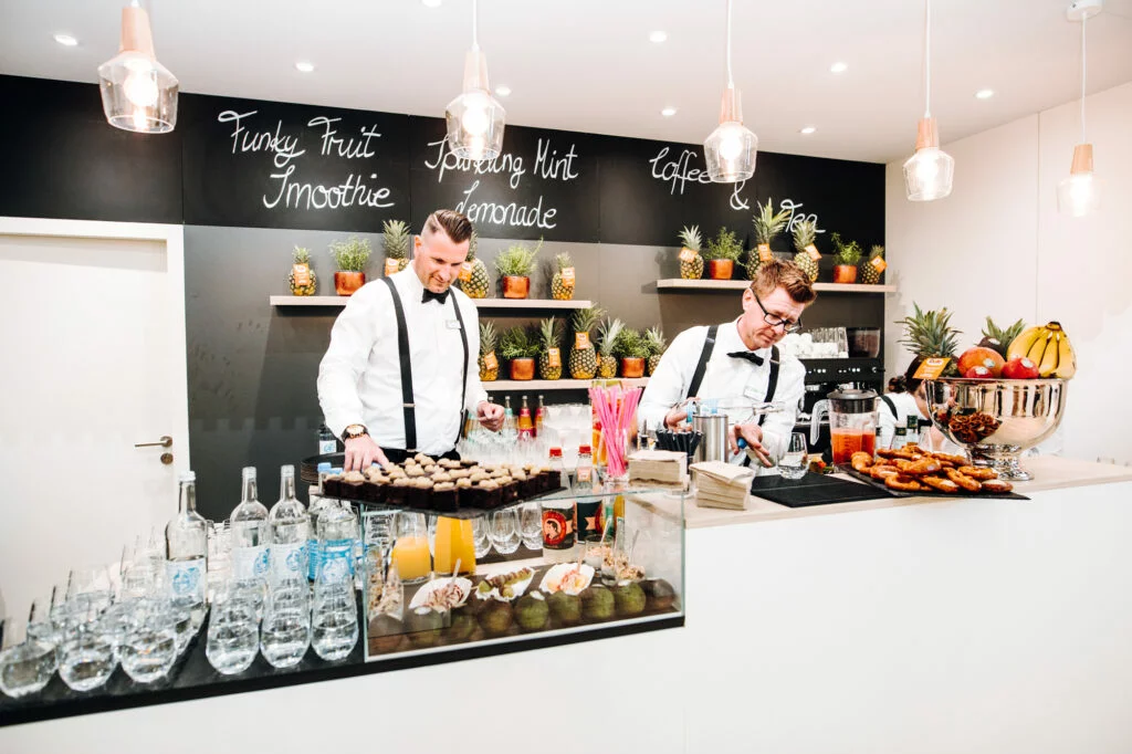 Eventcatering an der Smoothie-Bar