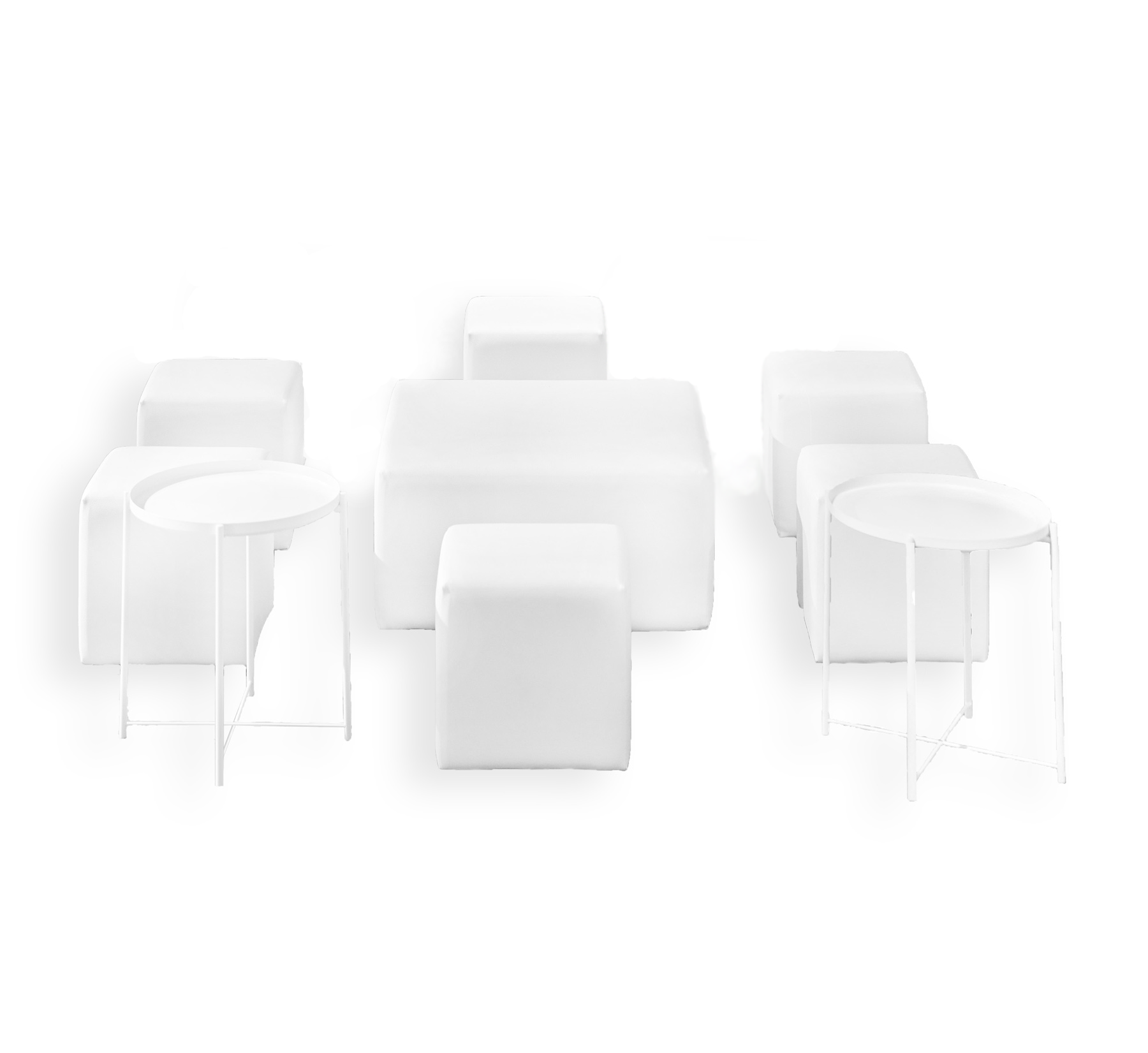 Lounge klein, weiß